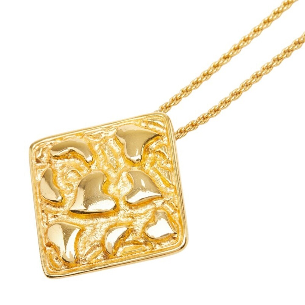 YVES SAINT LAURENT Gold Heart Necklace